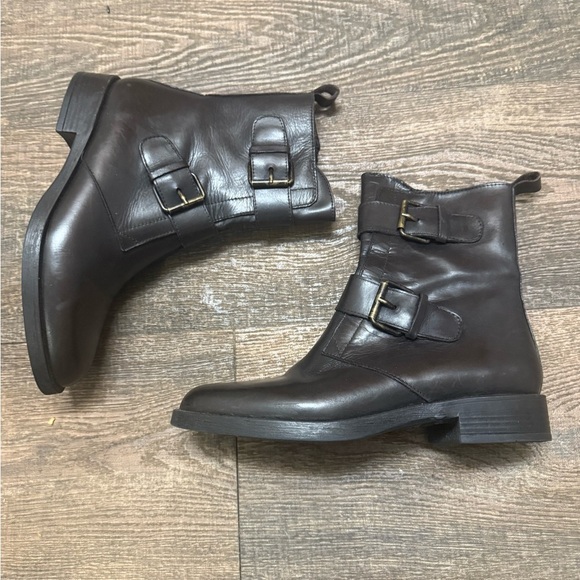 Emanuele Crasto size 7.5 (8.5) NWT (no box) chocolate Leather classic strap boot - Picture 2 of 16